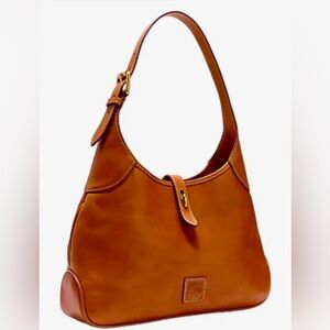 EUC Dooney & Bourke Florentine Leather Crescent Hobo